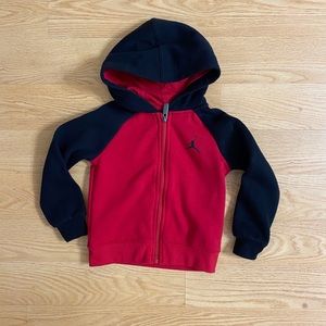 NIKE Jordan’s Black and Red Zip up Jacket